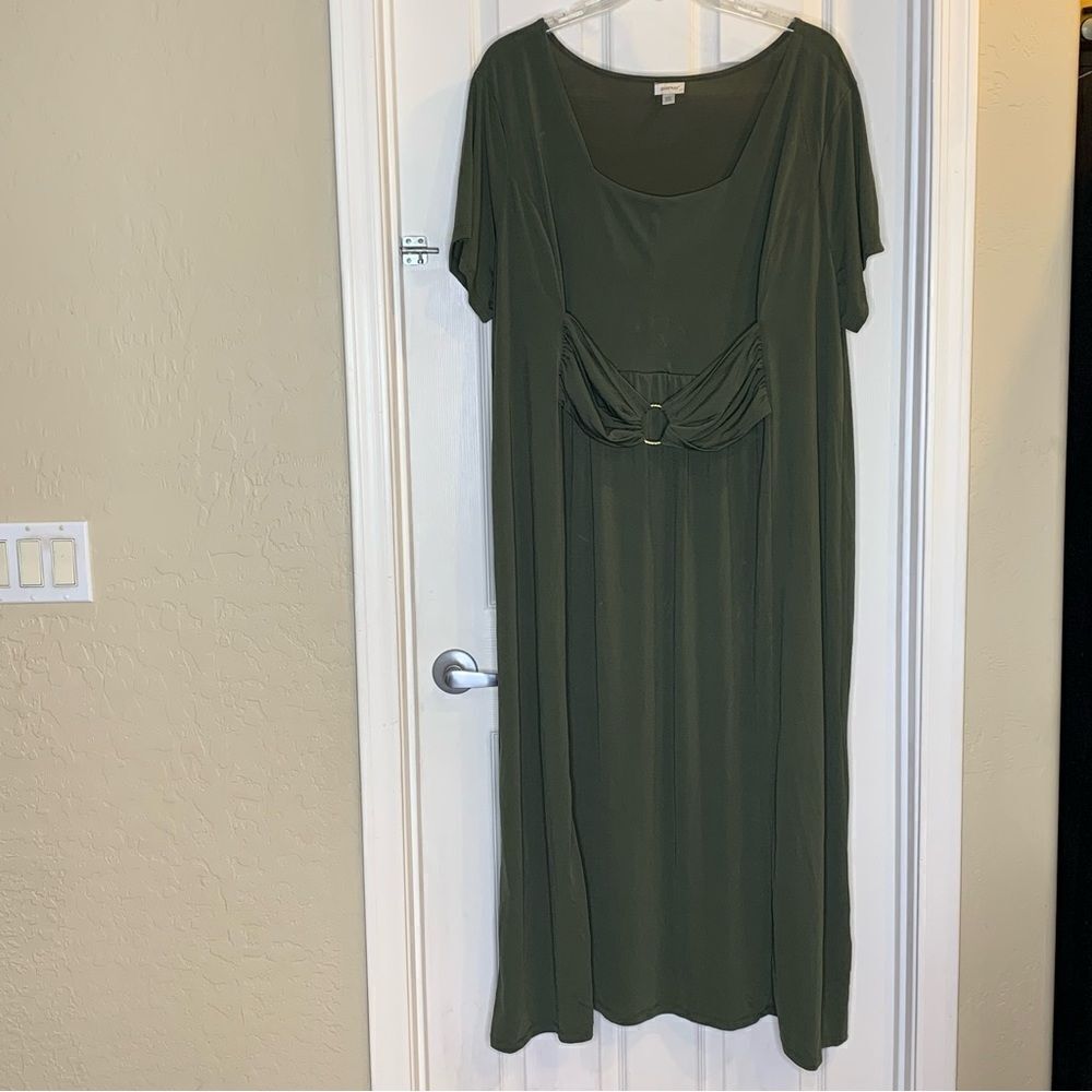 Avenue Olive Cinch Belted Design Front Dress Size 30/32